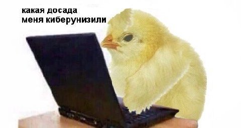 какая досада меня киберунизили