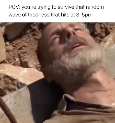 POV: you're trying to survive that random