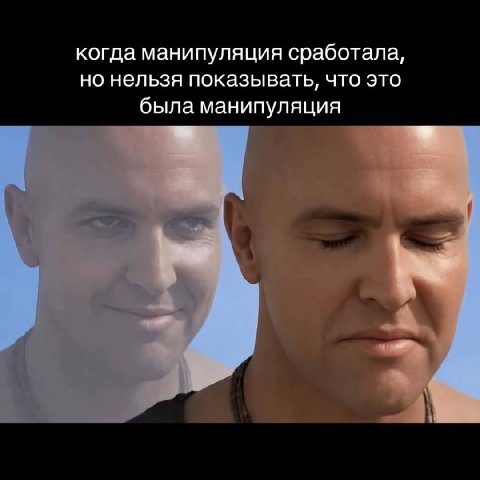 когда манипуляция сработала, но нельзя показывать, что это была манипуляция
