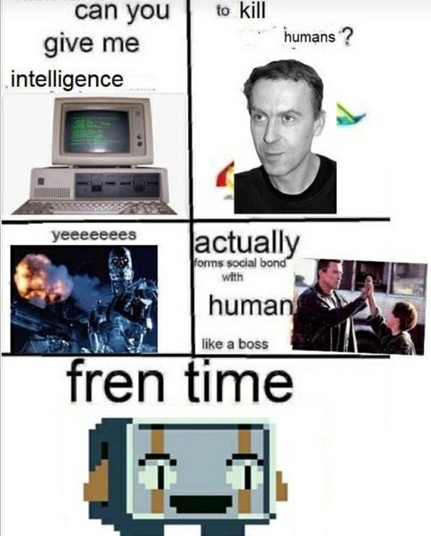 сап уоц to kill give me humans intelligence actually social bor huma like a boss ren time