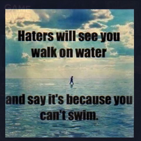 and Say it's hecause you