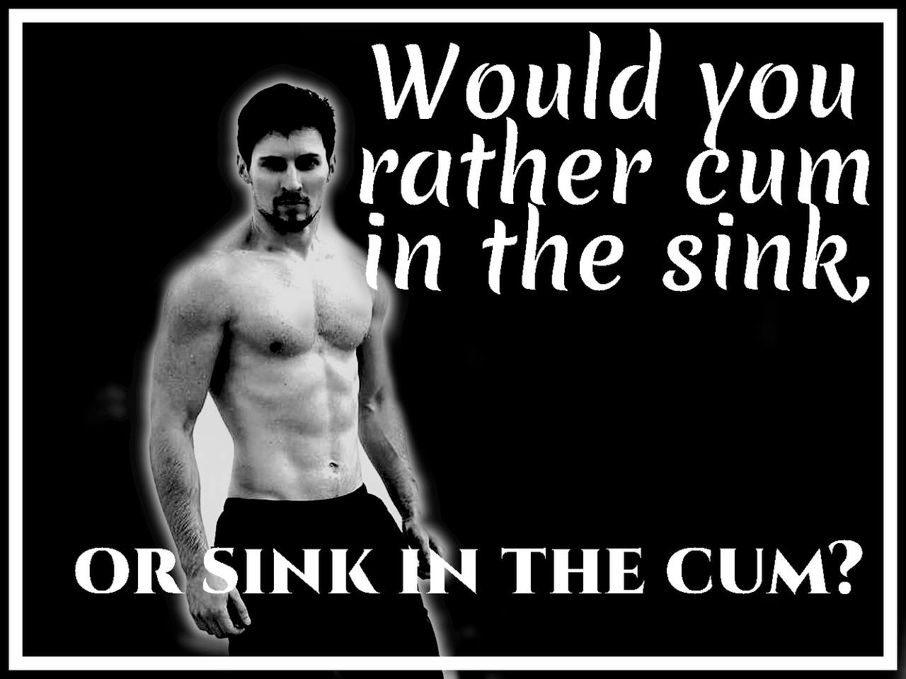 Would 2 the sin ont INK IN THE CUM?