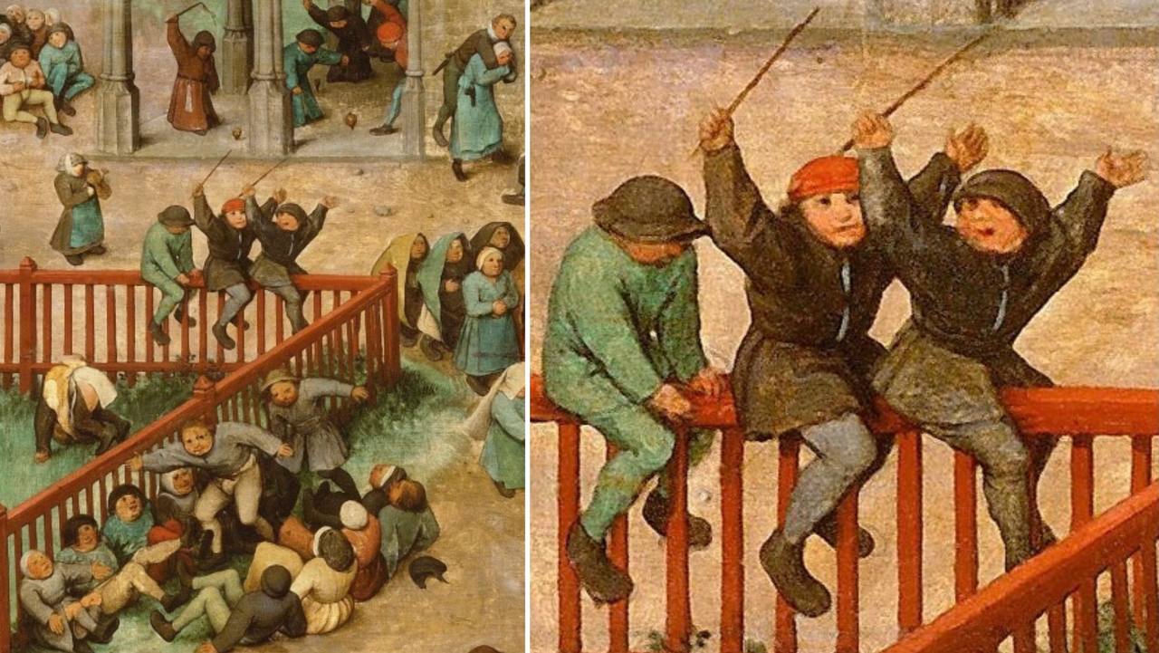 1. Питер Брейгель Старший «Игры детей» (фрагмент). Антверпен, 1560 г.

2. Отпевание Паши Техника в храме Петра и Павла. Москва (Лефортово), 2025 г.