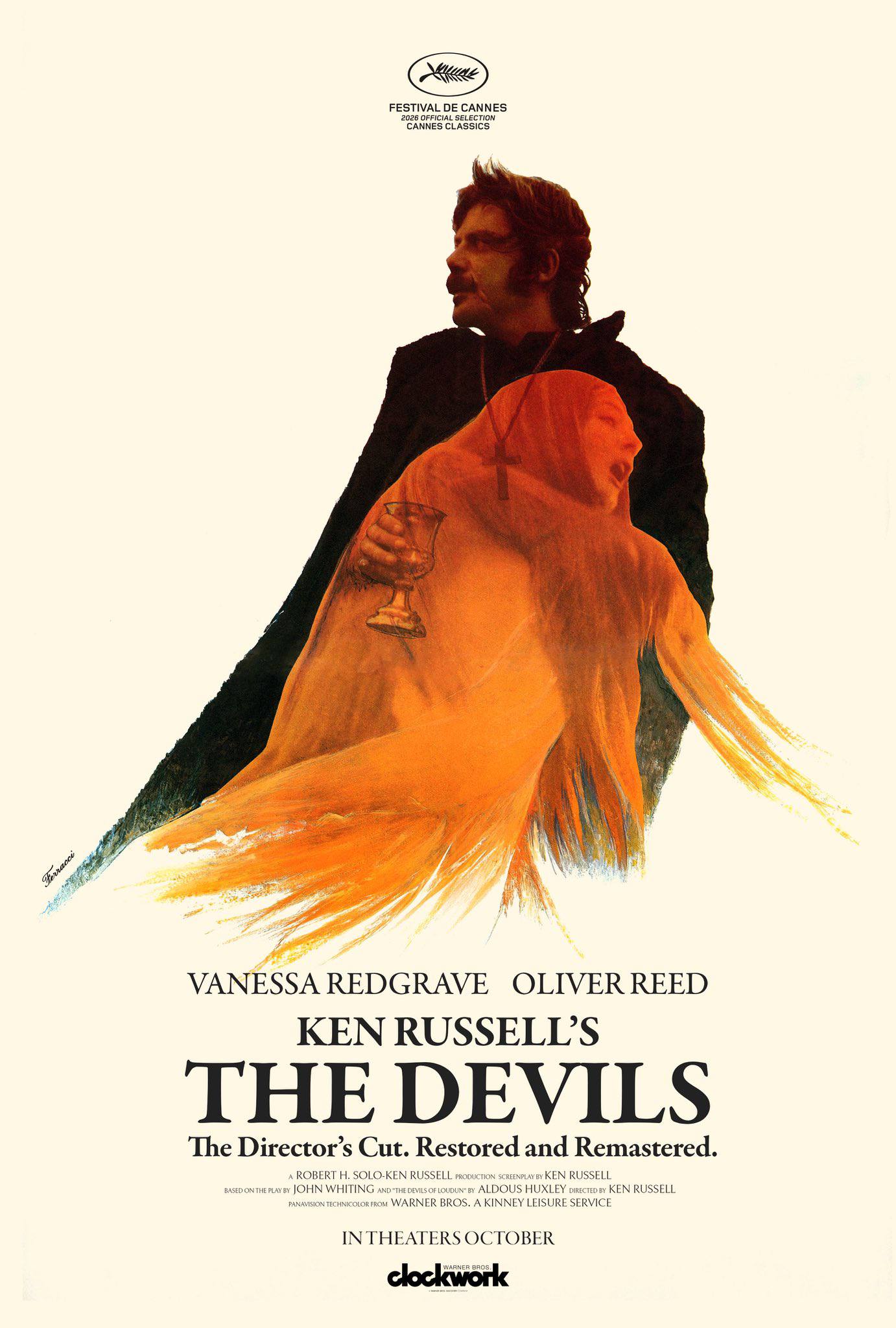 FESTIVAL CANNES. 4 4 VANESSA REDGRAVE OLIVER REED КЕМ RUSSELLS The Director’s Cut. Restored and Remastered. ROBERT SOLO-KEN RUSSELL KEN RUSSELL JOHN WHITING or ALDOUS HUXLEY KEN RUSSELL PANAVISION Fro