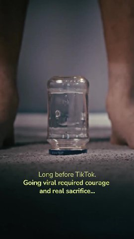 Long before TikTok. Going viral required courage
