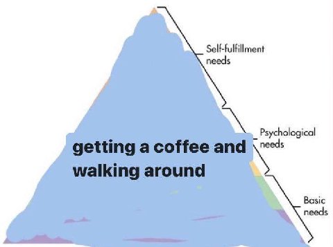 Self-fulfillment needs Psychological needs Basic needs