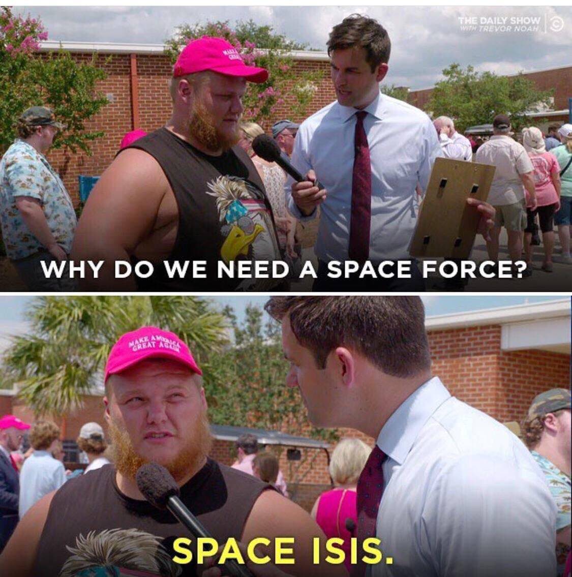 WHY WE NEED A SPACE FORCE? SPACE ISIS.
