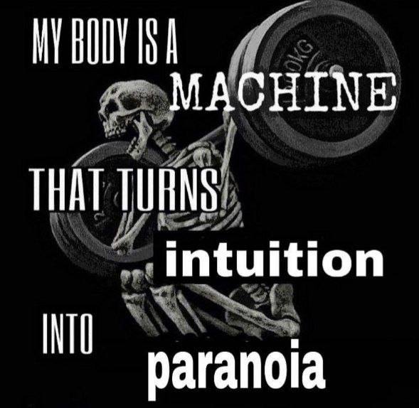 НТМЕ THAT intuition paranoia