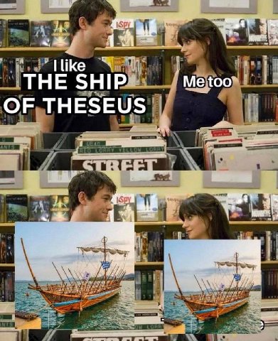 1 THE SHIP Me too OF THESEUS