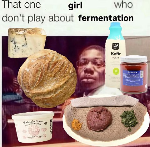 That one girl who don't play about fermentation 4 365 a Kefir PLAIN $4