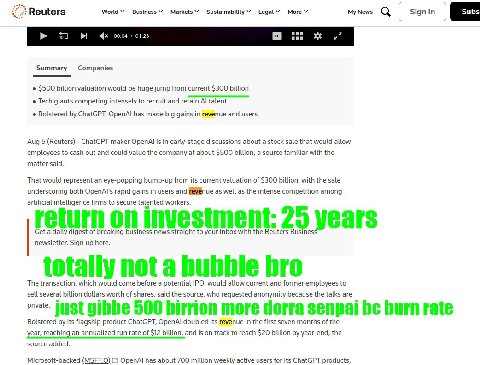 Reuters World BusinessY LegalY Morev aan a вии к Summary Companies $500 billion valuation would be huge jump from current $300 billion Tech giants competing intensely to recruit and retain talent Bols