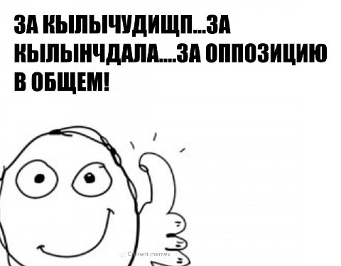 ЗА ОППОЗИЦИЮ В ОБЩЕМ!
