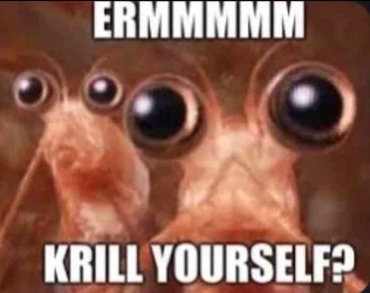 ЕВМММММ KRILL YOURSELF?