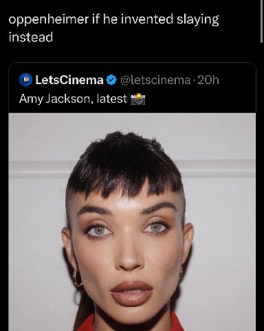 oppenheimer if he invented slaying instead LetsCinema @letscinema:20h Amy Jackson, latest