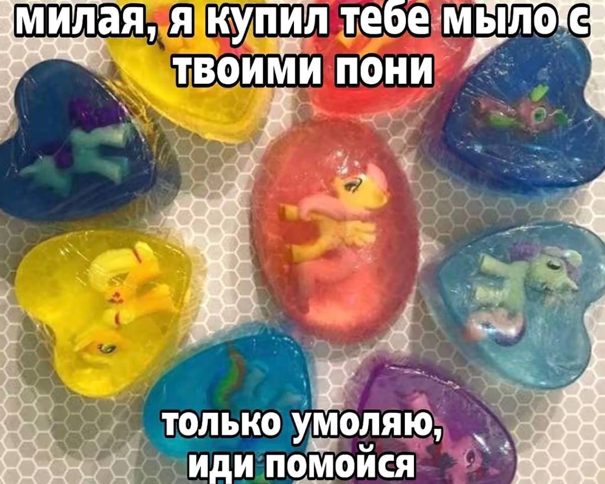 И, лая, Я купил тебе пони а только умоляю, иди помойся