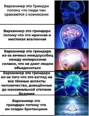 Вархаммер это Гримдрк потому что люди там сражаются с ксеносами Вархаммер это гримдарк потому что это мрачная и part жестокая вселенная Вархаммер это гримдарк из-за вечных междоусобиц между имперскими