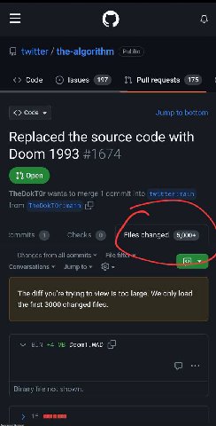 Public twitter the-algorithm Code (5) Issues 197 11 Pull requests 175 Jump to bottom Replaced the source code with 1993 #16/4 TheDokTOr wants to merge 1 соттй twitter:main from TheDokTOr:main ommits 1