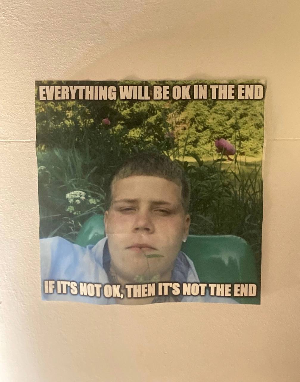 WILL END an NOT NOT, THE END