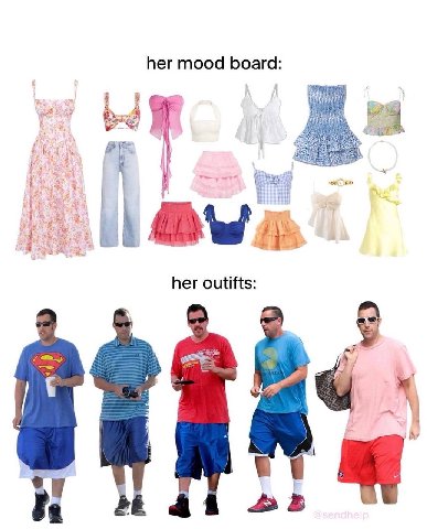 her mood board: beh У her outifts: a 22