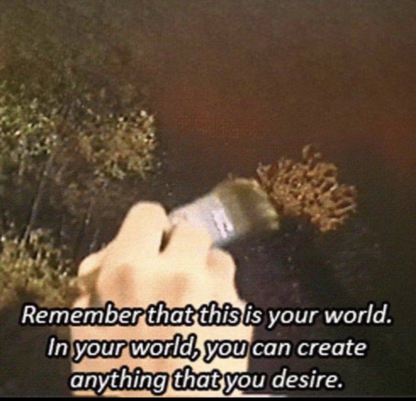 your world In you can create desire.