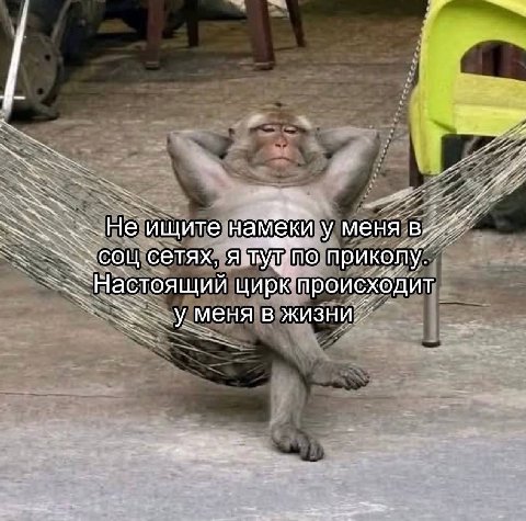 He ищите намеки у меня сетях, приколу. цирк происходит уменя в жизни;