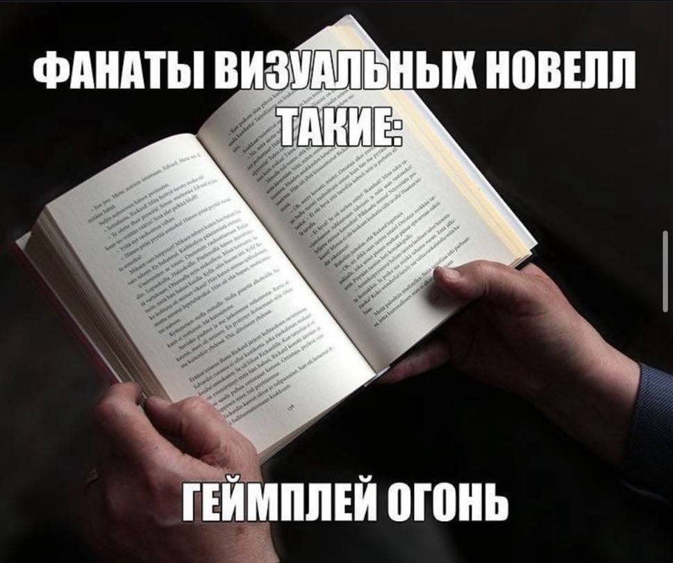ФАНАТЫ ВИЗУАЛЬНЫХ НОВЕЛЛ A НИЕ ГЕЙМПЛЕЙ ОГОНЬ