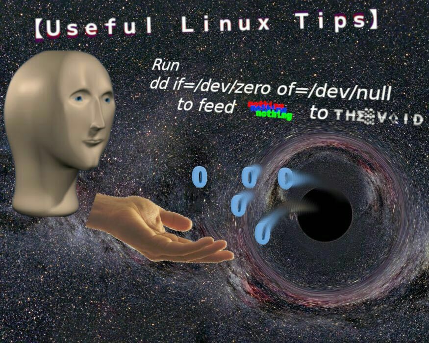 [Useful Linux Run if=/dev/zero of=/dev/null to feed
