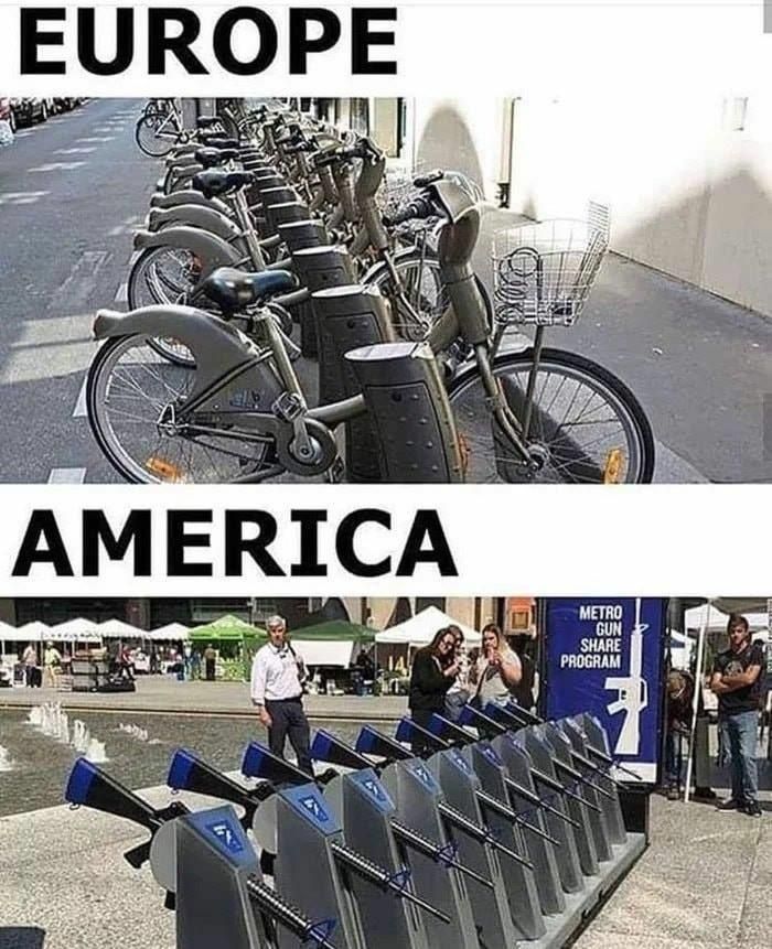 EUROPE A) a4 у AMERICA METRO GUN PROGRAM aN RIN
