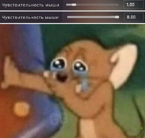 Чувствительность мыши 1.00 Чувствительность мыши 8.00