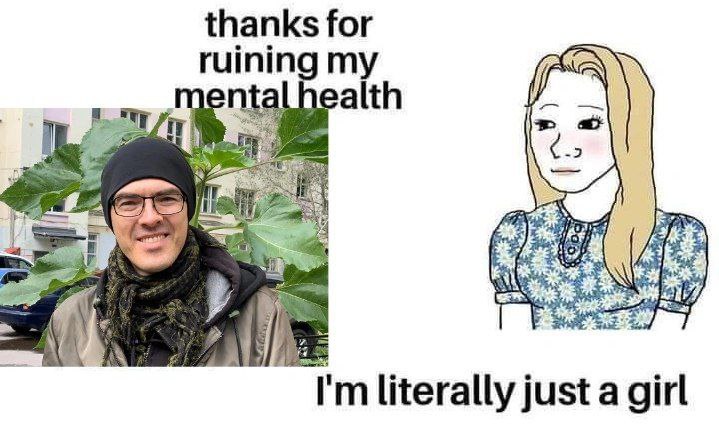 thanks for ruining my mentalhealth A literally just a girl