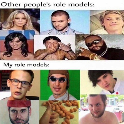 Other people's role models: role models: к