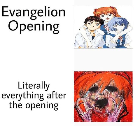 Evangelion Opening Literally everything after the opening