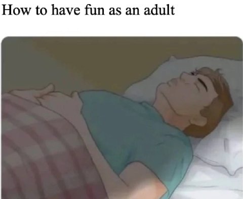 How to have fun as an adult