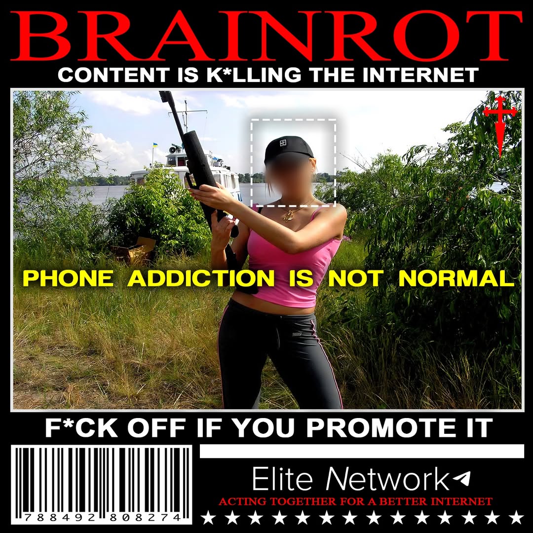 СОМТЕМТ IS K*LLING THE INTERNET РНОМЕ ADDICTION IS NOT NORMAL OFF IF YOU PROMOTE IT Elite 4 2 8 4