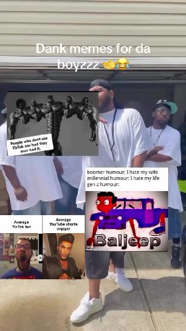 у boomer humour: I hate ту wife oe. millennial humour: [Васе my life fim {Average | youtube shorts ый —— ичпинририиииииниии ини -.-=== им “9 иЗадеер ———_-Dankmemes foLag
