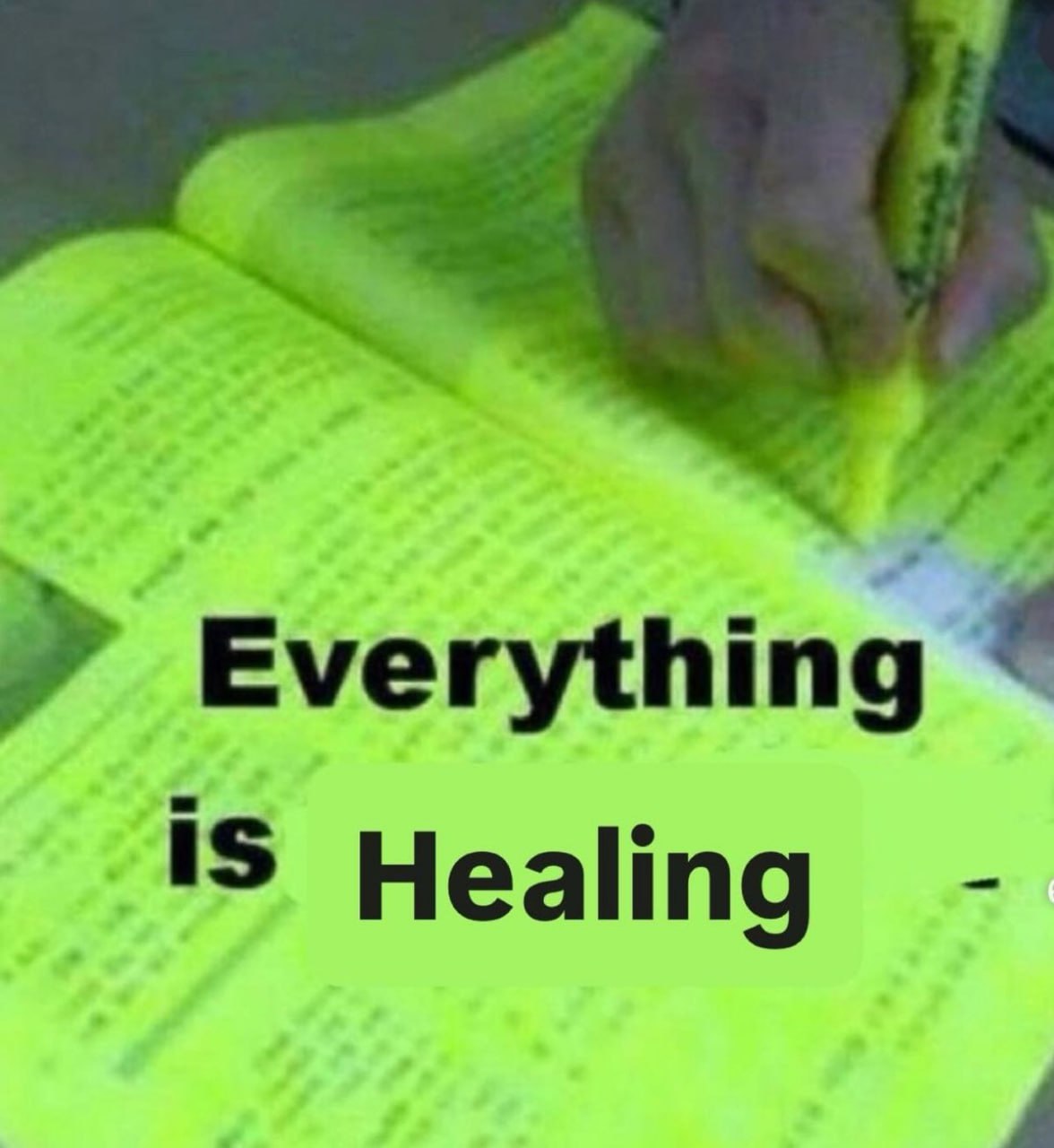 Everything IS Healing