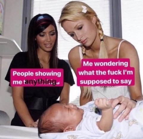 wondering People showing what the fuck met supposed to say