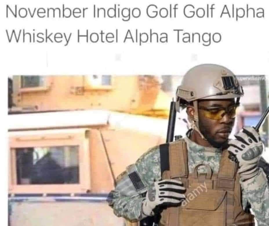 November Indigo Golf Golf Alpha Whiskey Hotel Alpha Tango a