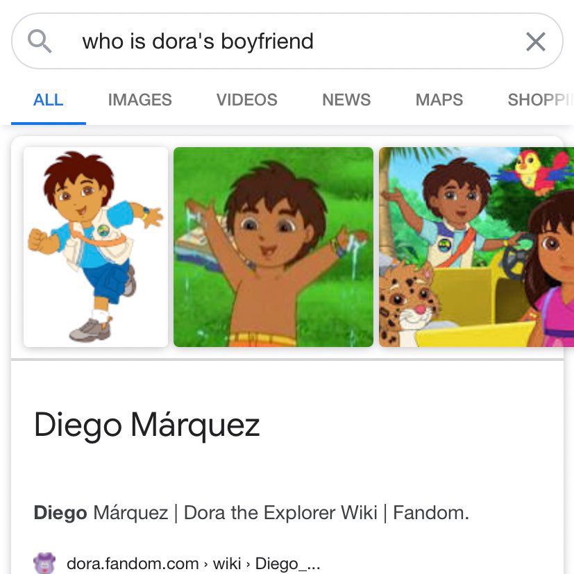 О who is dora's boyfriend ALL IMAGES VIDEOS NEWS MAPS i у 4 Diego Marquez Diego Marquez Dora the Explorer Wiki Fandom. dora.fandom.com wiki Diego_...