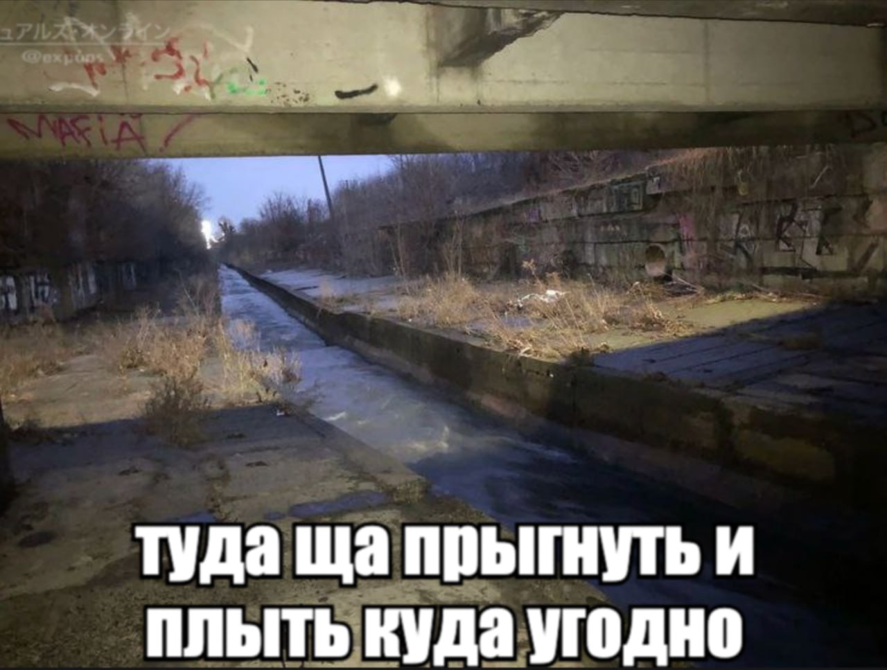 туда прыгнуть и плыть куда угодно