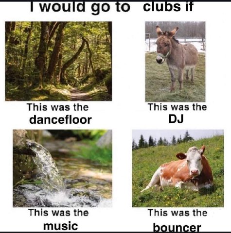 would goto clubs! 19 This was the This was the dancefloor This was the This was the music hounce