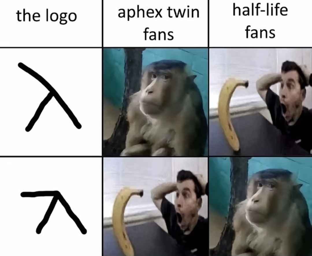 the logo aphex twin half-life fans fans