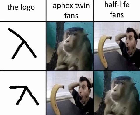 the logo aphex twin half-life fans fans