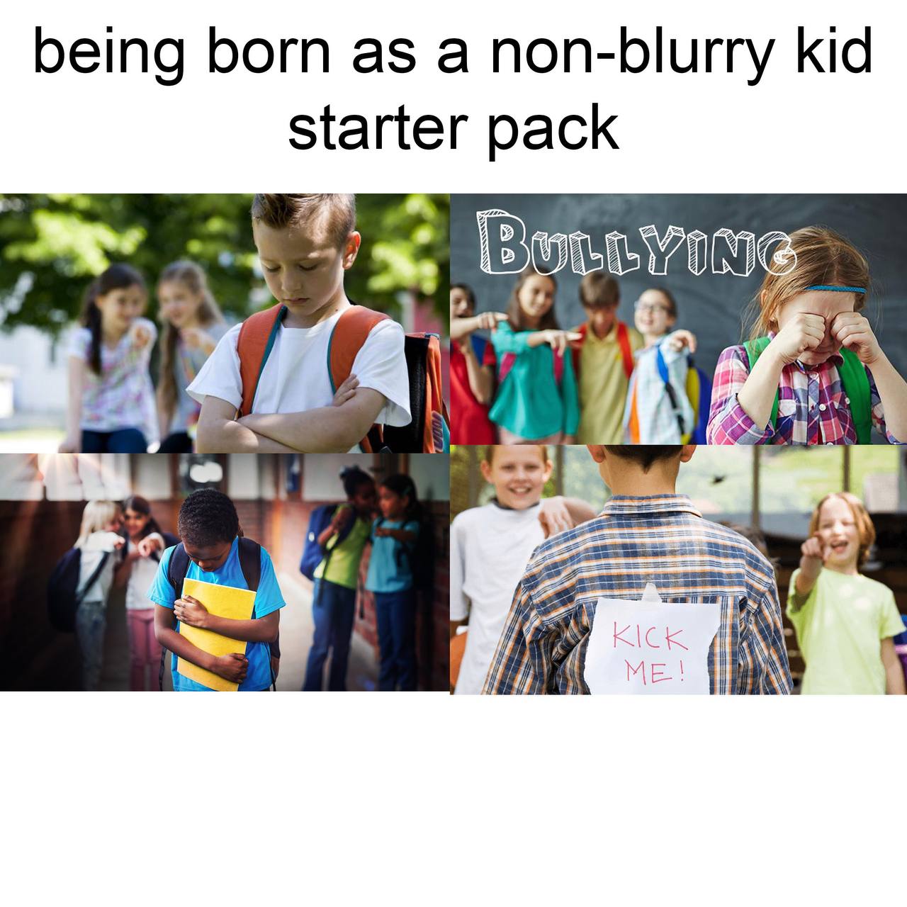 being born as а non-blurry kid starter pack a eri 2 у
