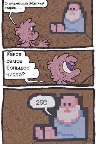О мудрейший 8-битный старец Какое самое большое число?