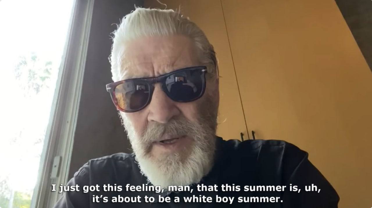 я ust got this feelin man, that this summer is, it’s about to be a white boy summer.