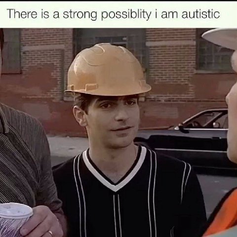 There is а strong possiblity i autistic
