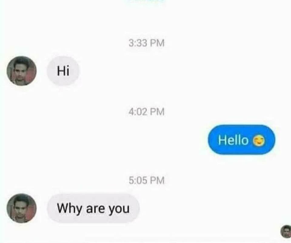 3:33 4:02 Why are you