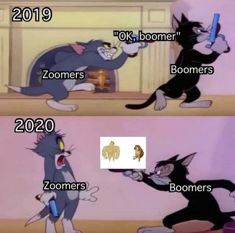 boomer, Zoomers Boomers 0 272] Zoomers Воотег$
