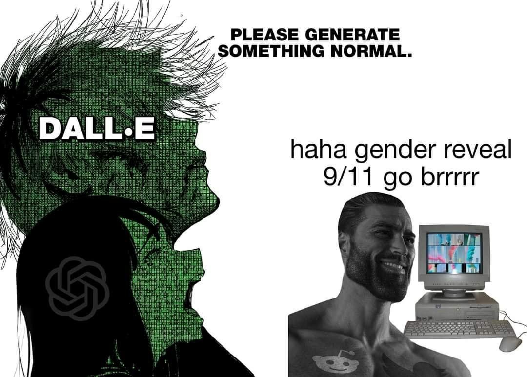 PLEASE GENERATE 27 SOMETHING NORMAL. haha gender reveal 9/11 brrrrr